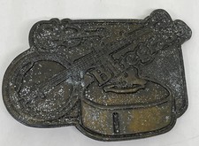 VINTAGE BLUEGRASS WESTERN STYLE BELT BUCKLE
