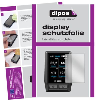 2x Schutzfolie für Bosch Kiox e-Bike Display klar Displayschutzfolie Display