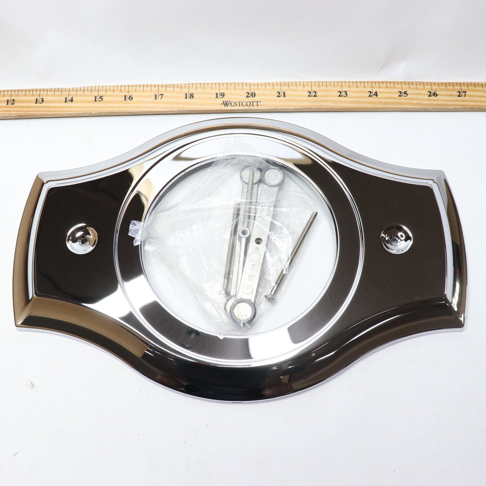 Moen Remodeling Shower Cover Plate Brass Chrome 1920 for 3Handle to 2