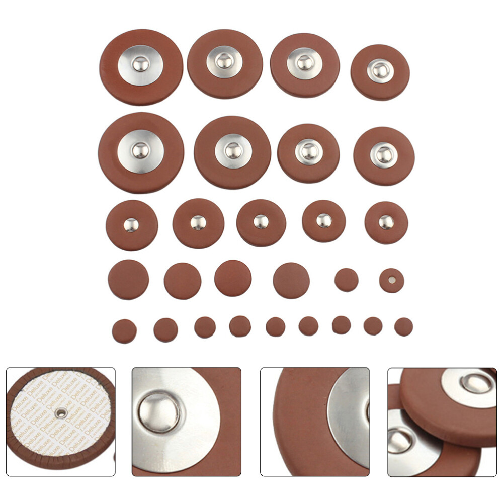 28 Pcs Clarinet Cork Replacement Kit Treble Saxophone Pad Pads