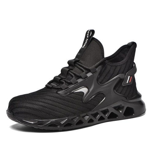 Scarpe da Lavoro Uomo Sportive Antinfortunistiche Antistrappo Punta Acciaio Antiforatura Antiscivolo - Foto 9 di 10