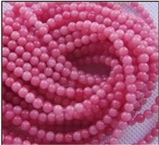 4mm Pink Morganite Round Gemstone Loose Bead 15'' CH367