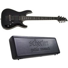Schecter 2564 C-7 Blackjack Black Gloss Electric Guitar for sale