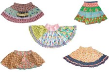 NWT MATILDA JANE 2,4 SKIRT Sorbet, Pecan Sandy, Croquet, Main Street, Ashton