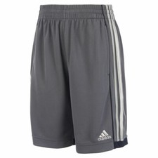 Adidas Boys Grey Dynamic Speed Shorts New AH5343 Size 4