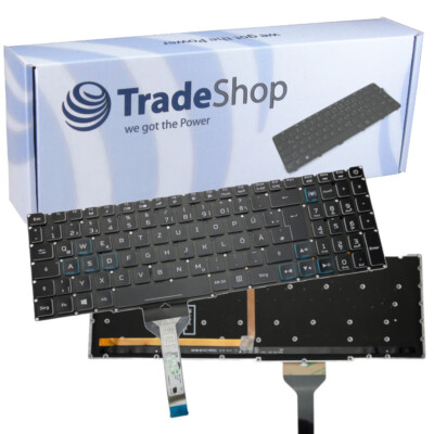 Orig Notebook Tastatur Deutsch Beleuchtung bunt für Acer Nitro AN517-51 AN517-52