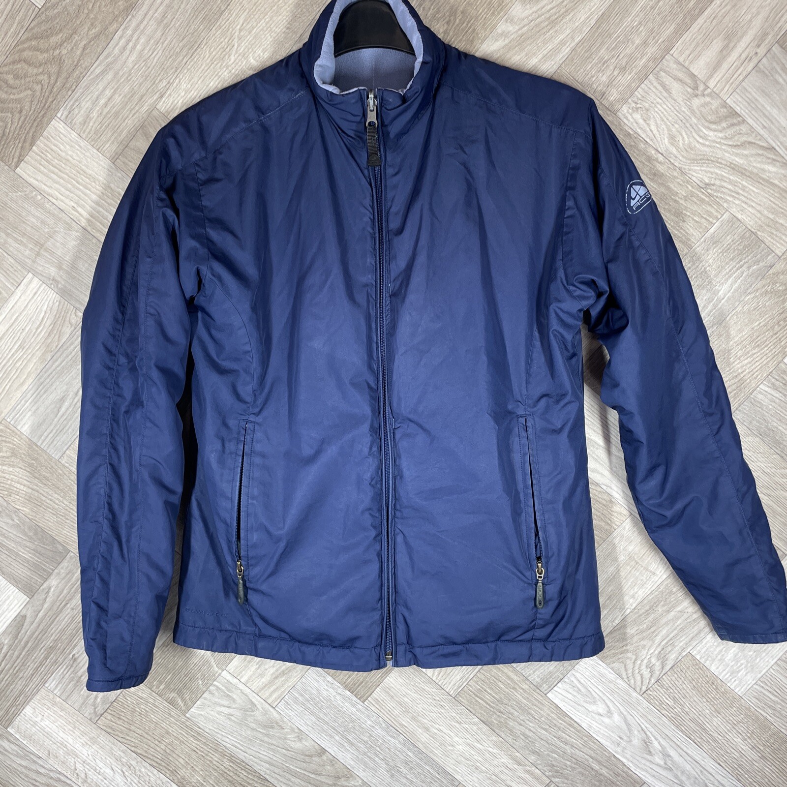 SACAI X NIKE Nike ACG Tutte le Condizioni Gear Giacca Reversibile Blu Crema Pile Large