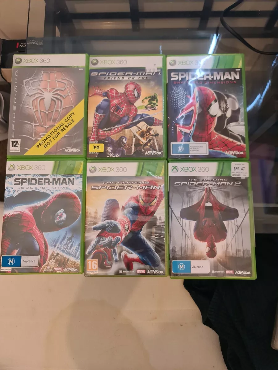 All Spiderman games Xbox 360