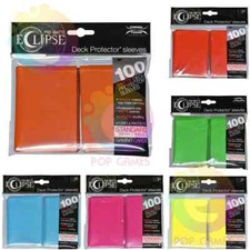 100 BUSTINE PROTETTIVE ECLIPSE STANDARD Ultra Pro 66x91 Sleeves Carte Magic MTG