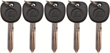 5 Pack Genuine Strattec OEM GM Logo Non-Transponder Key Blank 15026223 23372321 