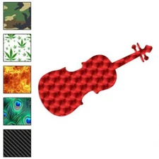 Violin Viola Cello, Vinyl Decal Sticker, 40 Patterns & 3 Sizes, #720