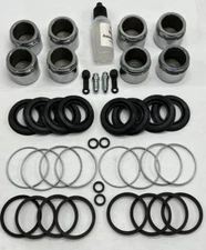 Fits: 1986-1995 Mazda RX-7 Front 4 piston brake caliper rebuild kit