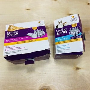 Comfort Zone Cat Calming USED Diffuser x7 and NEW Refills x5