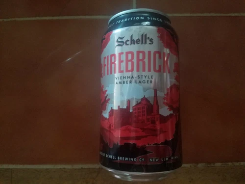 Schell's Firebrick 12 oz craft beer can 