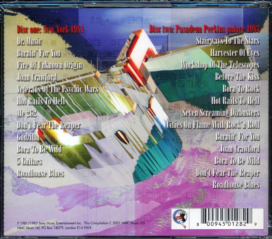 CD Blue Oyster Cult Tales Of The Psychic Wars 800945012829 eBay