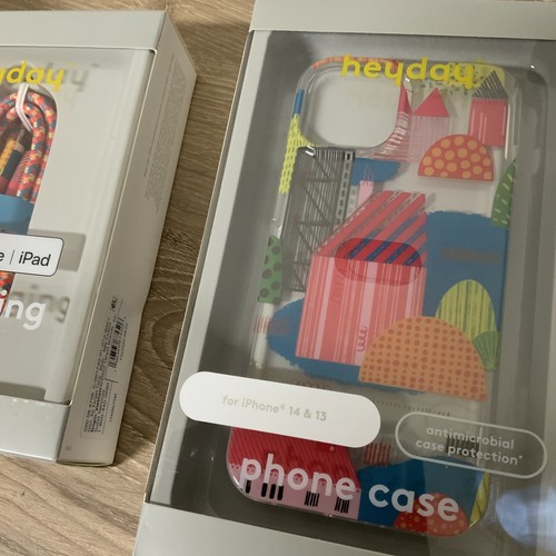 📀 Heyday 6ft Charging Cable & iPhone 14 & 13 Phone Case (SET OF 2) NEW - Picture 2 of 4