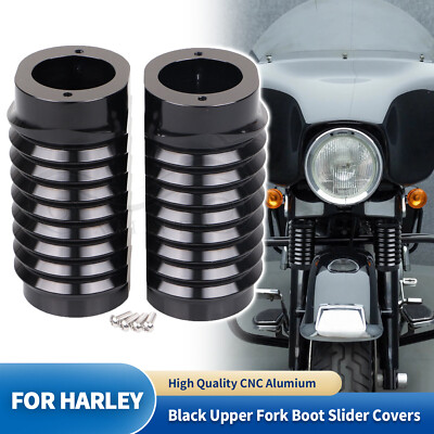 Road Glide CNC Upper Fork Slider Covers Fit For Harley Touring