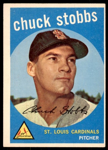 1959 Topps Chuck Stobbs 101 Baseball Cards #26 | eBay