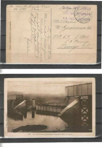 1. Weltkrieg mit Bedarfsbrief deutsche Feldpost aus dem 1. Weltkrieg