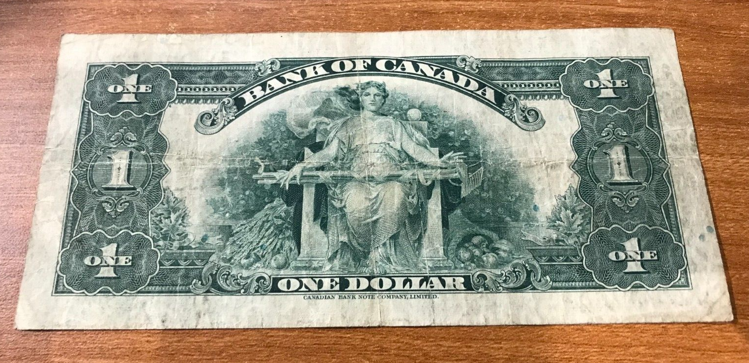 Canada 1935 $1 Bank note of Canada English BC-1 | eBay