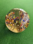 Beautiful Vintage Murano Glass Fiore Glass Paperweight