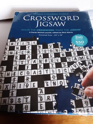 Crossword 550 Piece Jigsaw Puzzle | 2nd Edition
