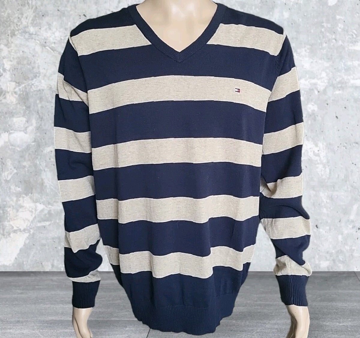 Ppsnabha Mens Light Blue V Neck Sweater Tommy Jeans Mens