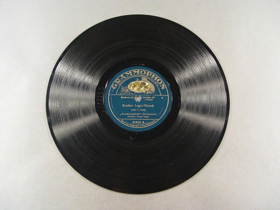 Sammlung Lot: 46 Schellackplatten, Marsch Märsche - Bild 2 von 4