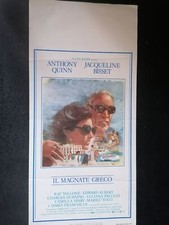 THE GREEK MAGNATE ANTHONY QUINN JACQUELINE BISSET POSTER 1 ED. 1978 [BAG6-92]