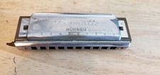 Vintage 5" Lg  Thick Professional Chromatic Hohner Harmonica "C" Made Germany