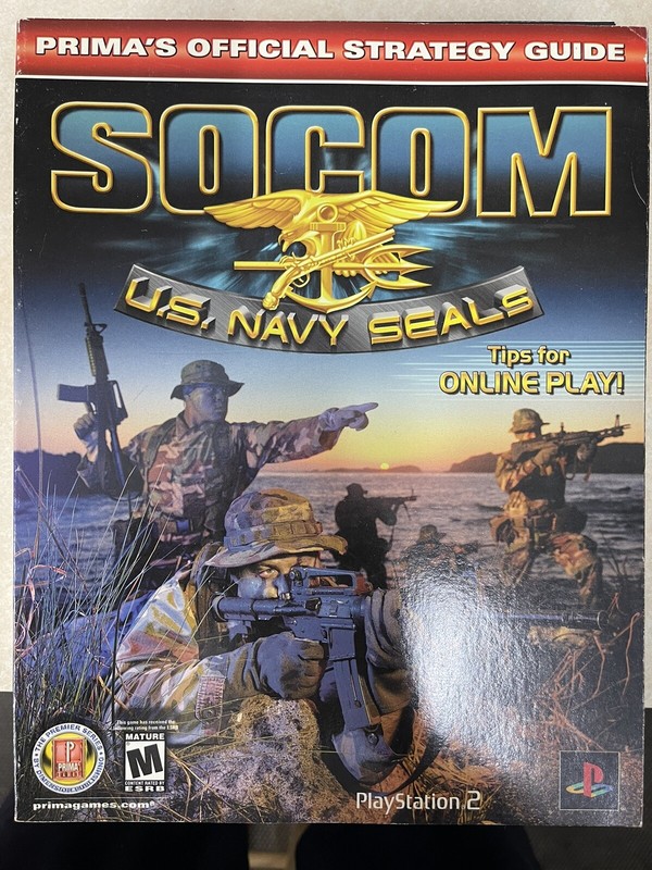 Socom U.S. Navy Seals Prima Games Strategy Guide Book