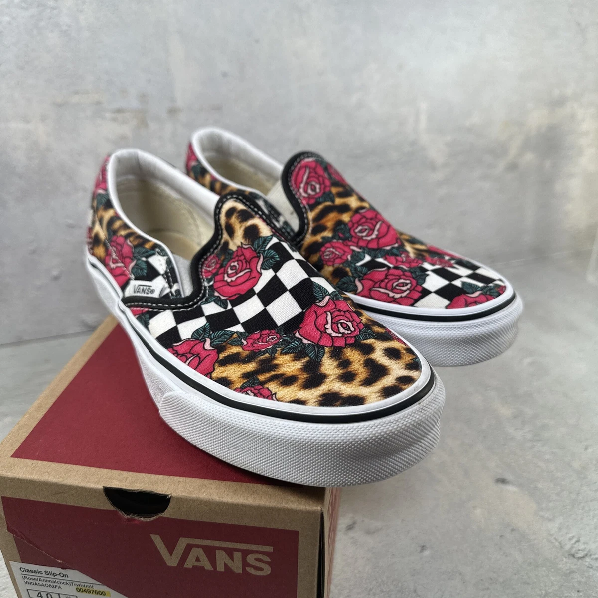Vans 2024 rose leopard