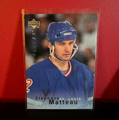 1995-96 Upper Deck Be a Player St. Louis Blues #5 Stephane Matteau