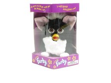 Tiger C276A/0889B Vintage 1998 Furby Model 70-800 Black/White NIB