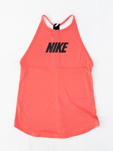 Nike Dri-Fit Women's Fire Orange Strap Back Active Wear Running Singlet XS