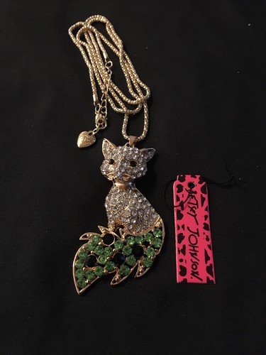 betsey johnson fox necklace | eBay