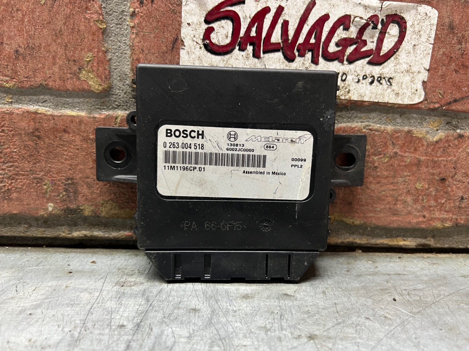 12-14 MCLAREN MP4-12C 12C 570 650 OEM PARKING ASSIST CONTROL MODULE 11M1196CP