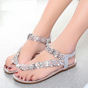 sandals with bling on them