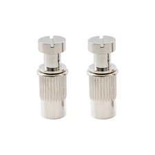 Musiclily Pro 2Pcs Nickel M8 Metric Tailpiece Studs For Epiphone Les Paul Guitar