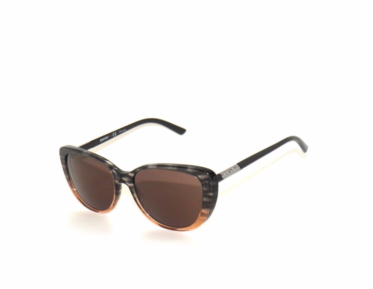 Donna Karan DKNY 4121 3660/73 Brown Striped Gray Brown  display picture 1