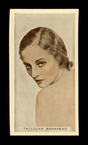 1933 Godfrey Stage & Cinema Beauties Set-Break # 8 Tallulah Bankhead EX-EXMINT