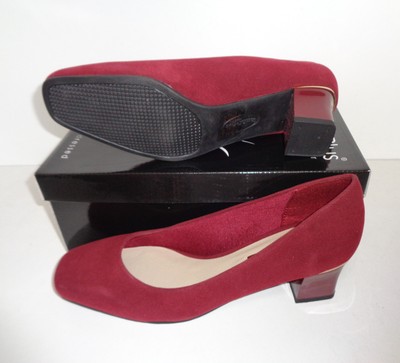 Burgundy Satin Block Heel with Pearls Ankle Strap | Ankle strap, Burgundy  heels, Block heels