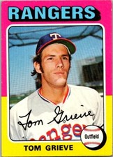 1975 Topps Baseball Tom Grieve