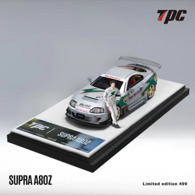 ■1/64 TPC 【Supra A80Z】 ➕【ドミニクフィギュア】 TPC 1:64 SUPRA A80Z Fast & Furious gold Diecast Model Car