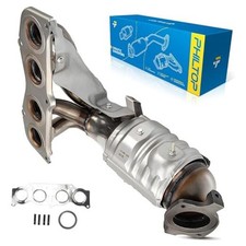 Front Catalytic Converter Compatible with 2.4L - 2002-2006 Camry/Solara