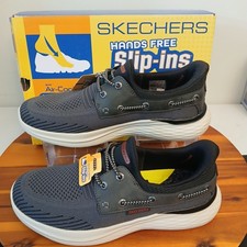 Skechers Hands Free Slip-ins Mens 8 Black Lawson Parasail Boat Shoes Casual