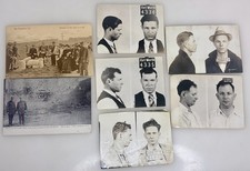 Vintage Lot Mugshot Photos Police Postcards - 97819