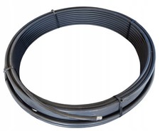 SCHWARZER ALUMINIUM-BLITZSCHUTZDRAHT FI 8MM IN PVC-ISOLIERUNG - 10KG 50MB