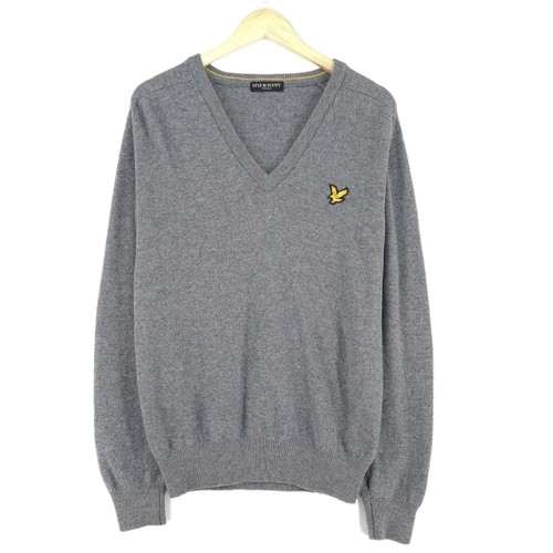 LYLE & SCOTT - Maglia uomo essenziale in misto lana