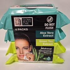 Gentle 120 Count Makeup Wipes - Aloe Vera  Green Tea, Perfect for Travel